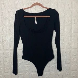 Long Sleeve | Bodysuit | Black